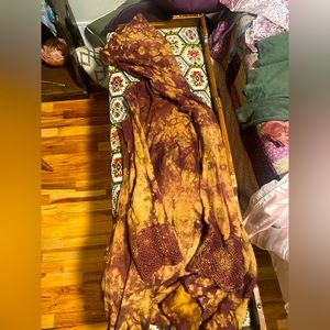 Medium/Large Bamboo fleece dress hand dyed, sewn by Sew Lillian.